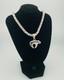 Ray Tracey + Knifewing Segura Ours Incrust&eacute; En Argent Sterling Navajo Sur Collier