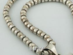 Ray Tracey + Knifewing Segura ours incrusté en argent sterling Navajo sur collier