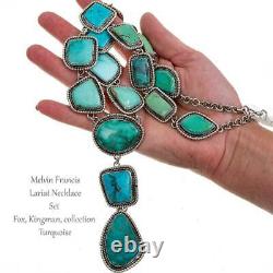 Squash Blossom Collier Turquoise Native American Jewelry Lot Sterling Bracelet