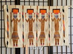 Tapis Amérindien - Grand Tapis des Gens du Maïs Tapis Navajo