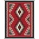 Tapis Ganado Navajo Du Sud-ouest, Tiss&eacute; &agrave; La Main, Antique, Am&eacute;rindien, En Laine, Grand Tapis