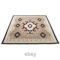 Tapis Kilim en Laine Navajo du Sud-Ouest Tissé à la Main Américain Autochtone Aztec Grand Tapis de Zone