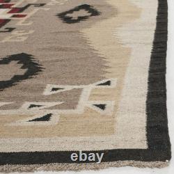 Tapis Kilim en Laine Navajo du Sud-Ouest Tissé à la Main Américain Autochtone Aztec Grand Tapis de Zone