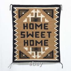 Tapis Navajo Chief en laine du Sud-Ouest, Tapis amérindien, 4x5 pieds