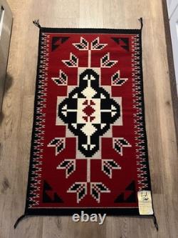 Tapis Navajo Navaho Tapis en Laine Amérindien Kilim Tapis de Zone Sud-Ouest 3x5 pieds