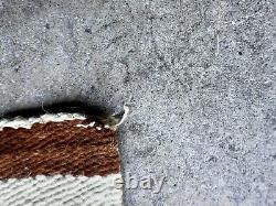 Tapis Navajo vintage des années 1940 motif amérindien textile tissé vintage