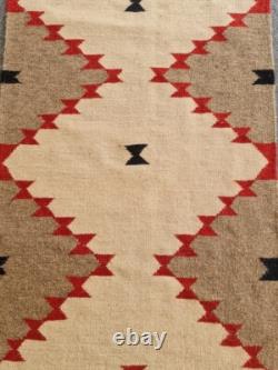 Tapis de couloir kilim navajo du sud-ouest, tribal amérindien en laine, 3×10 pieds