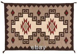 Tapis en laine Navajo tissé à la main, tapis amérindien du sud-ouest, tapis bohème fait main