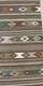 Tapis En Laine Navajo Amérindien 55x31 Franges Nouées Sud-ouest Propre