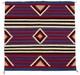 Tapis En Laine Rouge Du Chef Navajo, Tapis Sud-ouest, Tapis Am&eacute;rindien, 5x5 Pieds