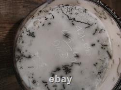 Vase de mariage en crin de cheval gravé à la main Navajo Amérindien Benally