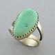Vintage Beau Navajo Sterling Silver Royston Turquoise Bague Taille 5.5