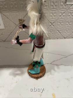 Vintage amérindien ? Poupée Kachina Danseur Aigle Navajo fait main 11,5 pouces