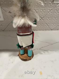 Vintage amérindien ? Poupée Kachina Danseur Aigle Navajo fait main 11,5 pouces