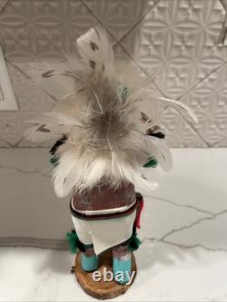 Vintage amérindien ? Poupée Kachina Danseur Aigle Navajo fait main 11,5 pouces